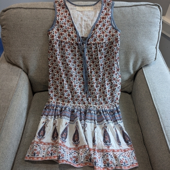 Jen's Pirate Booty Mixed Print Lace Up Dress - Picture 3 of 5